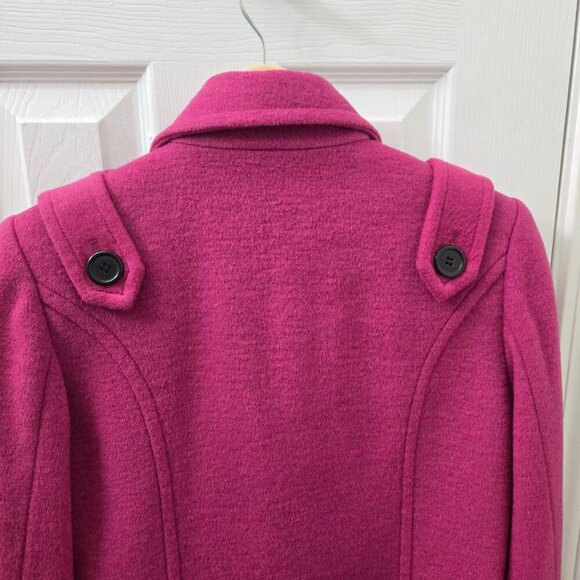 Pendleton Double-Breasted Coat Wool Blend XXS Womens Magenta Classic - Picture 14 of 16